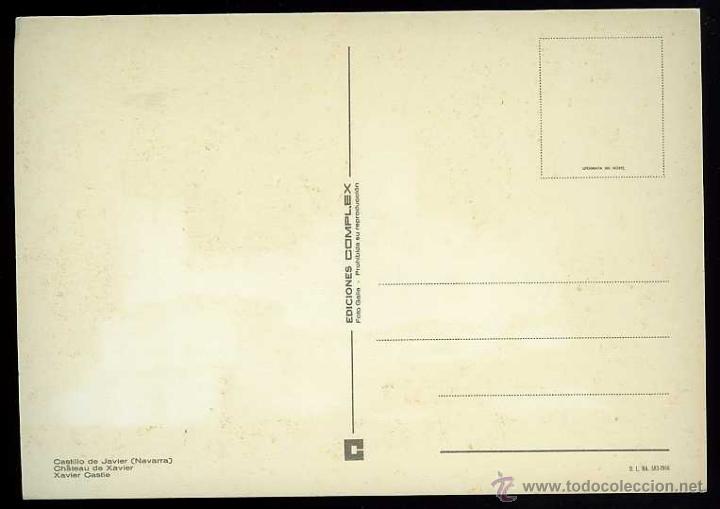 Postales: Castillo de Javier, Navarra. Ediciones Complex. - Foto 2