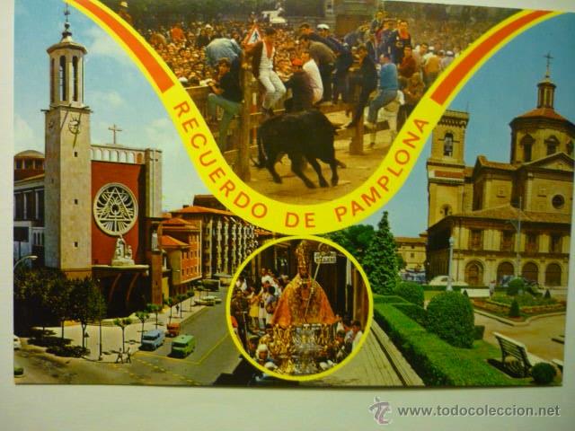 Postales: POSTAL PAMPLONA -ASPECTOS TIPICOS -BB - Foto 1