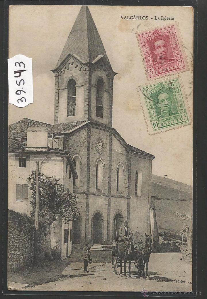 Postales: VALCARLOS - IGLESIA - ED&middot; MARCELINO - (39543) - Foto 1