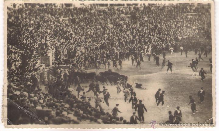 Postales: POSTAL DE PAMPLONA ENCIERRO . - Foto 1