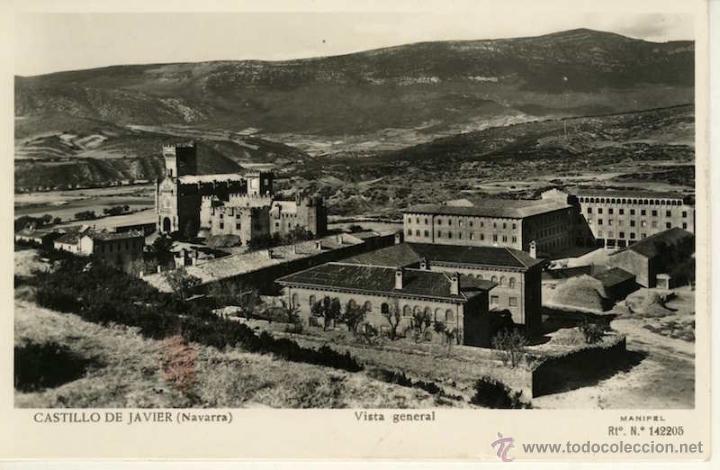 Postales: MAGNIFICA POSTAL CASTILLO DE JAVIER (NAVARRA) - Foto 1