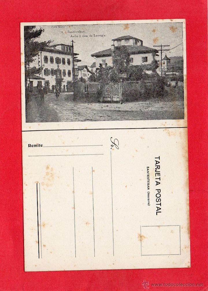 Postales: santesteban. 2 asilo y casa de larregla - Foto 1