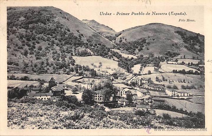 Postales: URDAX (NAVARRA).- PRIMER PUEBLO DE NAVARRA - Foto 1