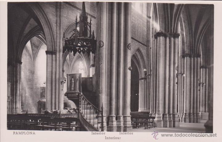 Postales: () PAMPLONA. CATEDRAL. INTERIOR - Foto 1