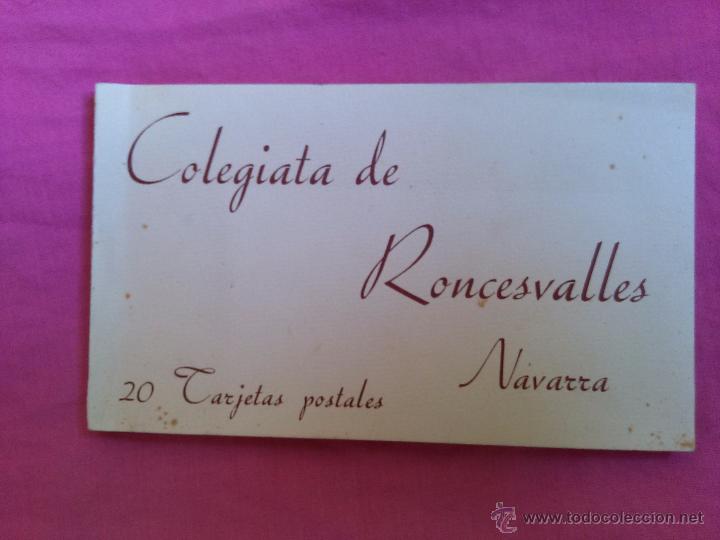 Postales: Roncesvalles. Bloc con 19 postales antiguas - Foto 1