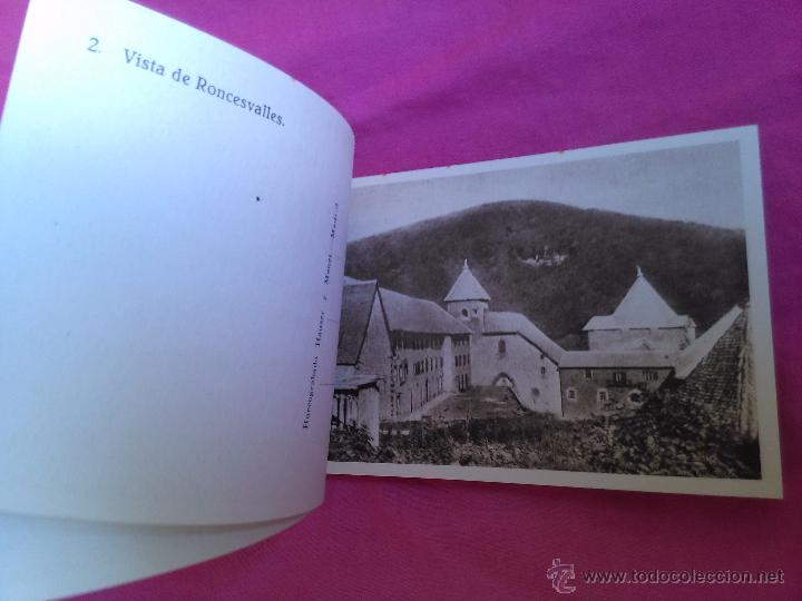 Postales: Roncesvalles. Bloc con 19 postales antiguas - Foto 3