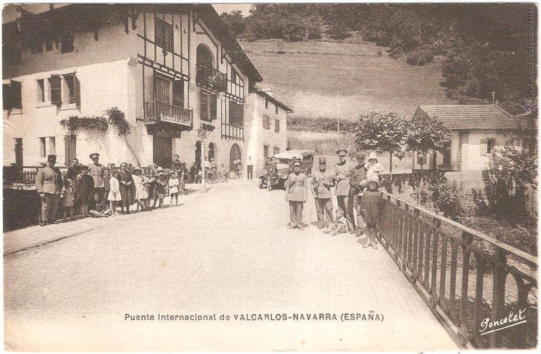 Postales: VALCARLOS PUENTE INTERNACIONAL NAVARRA - Foto 1