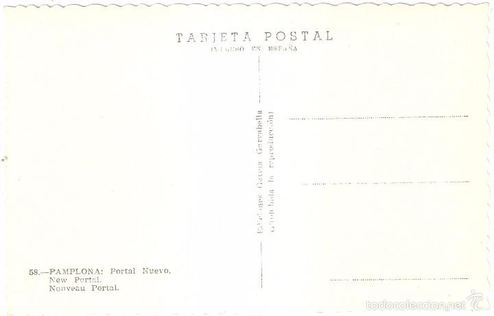Postales: PAMPLONA PORTAL NUEVO - Foto 2