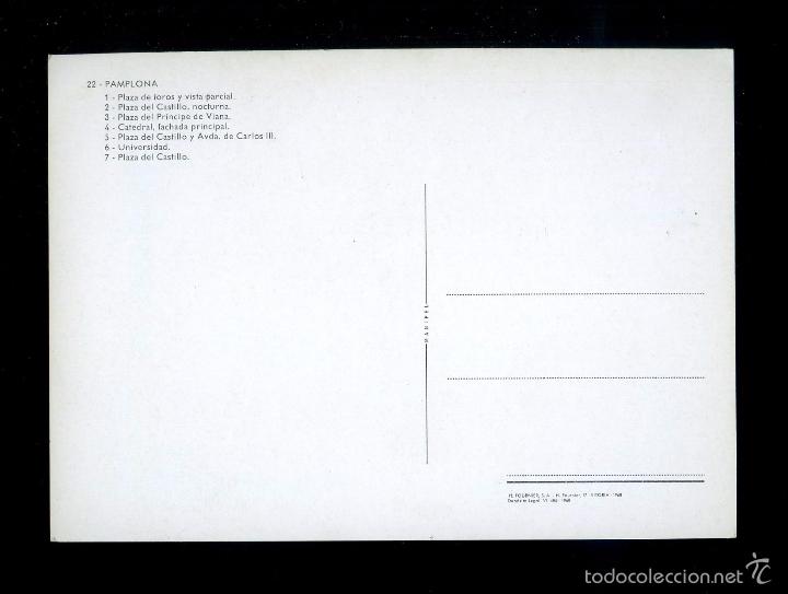 Postales: Pamplona. Ed. Manipel n&ordm; 22. Nueva. - Foto 2