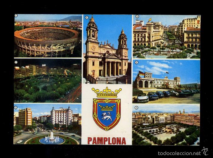 Postales: Pamplona. Ed. Manipel n&ordm; 22. Circulada. - Foto 1