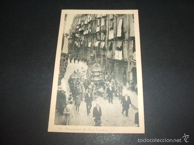 Postales: PAMPLONA PROCESION DE SAN FERMIN - Foto 1