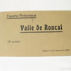 Postales: TACO DE 20 POSTALES DEL VALLE DEL RONCAL. NAVARRA. ESPAÑA PINTORESCA. EDICION F. DE LAS HERAS. JACA