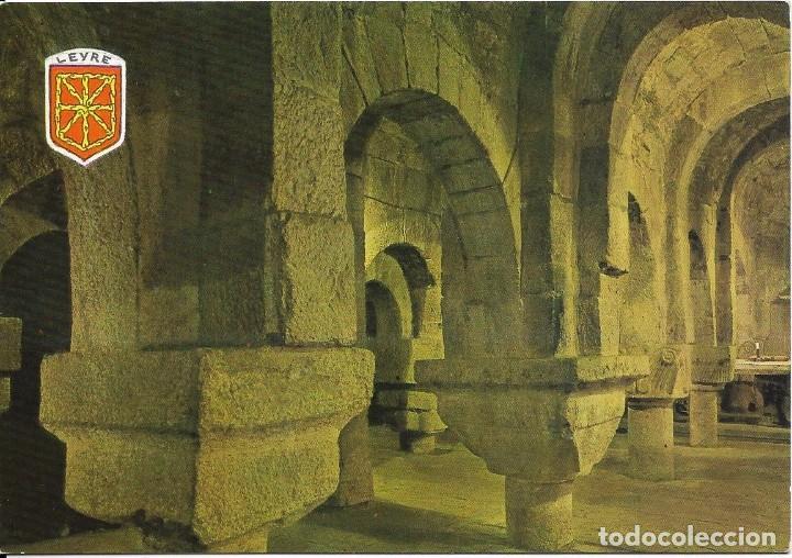 Postales: :::: PN126 - POSTAL - MONASTERIO DE LEYRE - CRIPTA CAROLINGIA SIGLO IX - Foto 1
