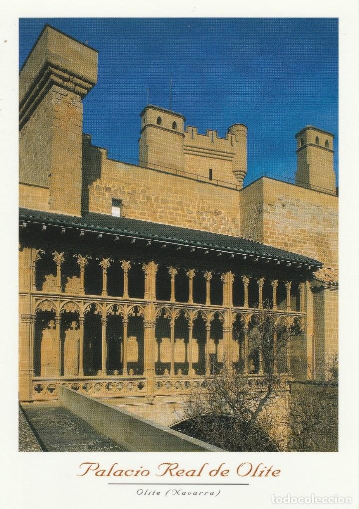 Postales: N&ordm; 24487 POSTAL PALACIO REAL DE OLITE NAVARRA - Foto 1