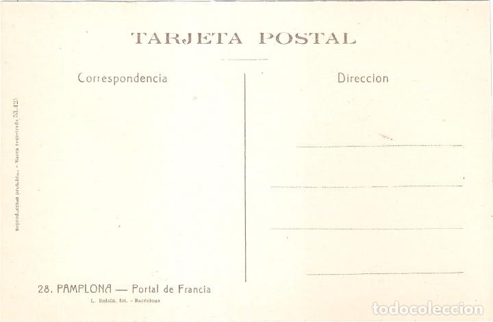 Postales: PAMPLONA PORTAL DE FRANCIA - Foto 2