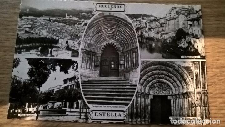 Postales: Estella, postal de &eacute;poca - Foto 1