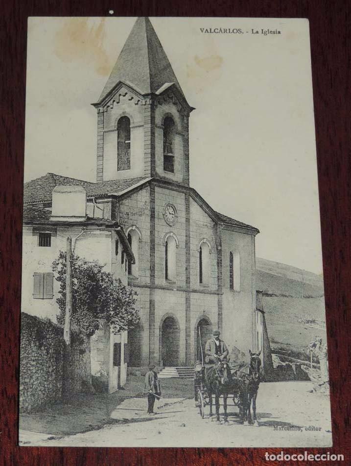 Postales: VALCARLOS (NAVARRA) LA IGLESIA, EDITOR MARCELINO,SIN CIRCULAR - Foto 1
