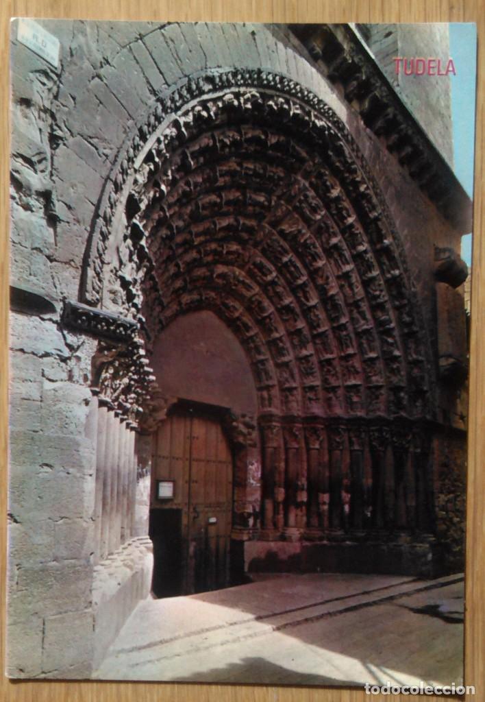 Postales: TUDELA - CATEDRAL PUERTA DEL JUICIO - Foto 1