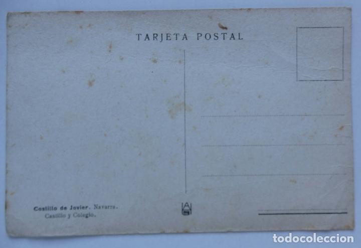 Postales: Postal Castillo de Javier &ndash; Navarra &ndash; Castillo y Colegio - Foto 2