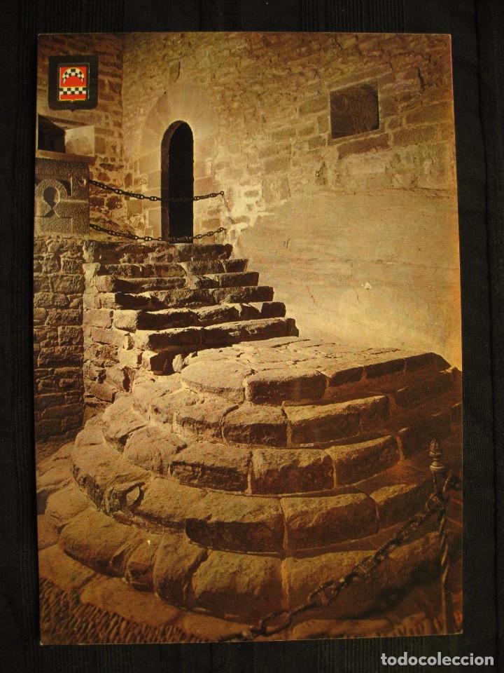 Postales: POSTAL CASTILLO DE JAVIER - ANTIGUA ESCALERA. - Foto 1