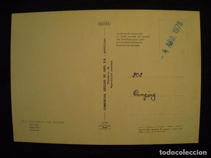 Postales: POSTAL CASTILLO DE JAVIER - MAQUETA. - Foto 3