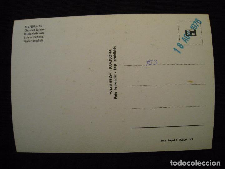 Postales: POSTAL PAMPLONA - CLAUSTROS CATEDRAL. - Foto 3
