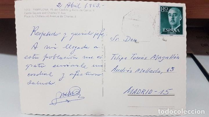 Postales: ANTIGUA POSTAL DE PAMPLONA NAVARRA - Foto 2