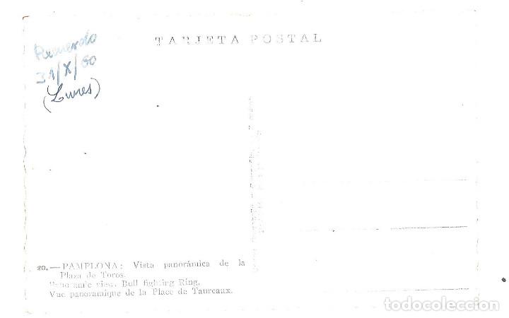 Postales: Pamplona. Plaza de Toros. 1960 - Foto 2