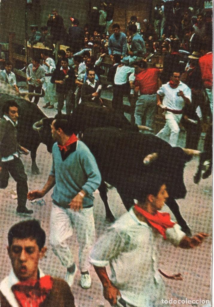 Postales: PAMPLONA -ENCIERRO DE LOS TOROS - Foto 1
