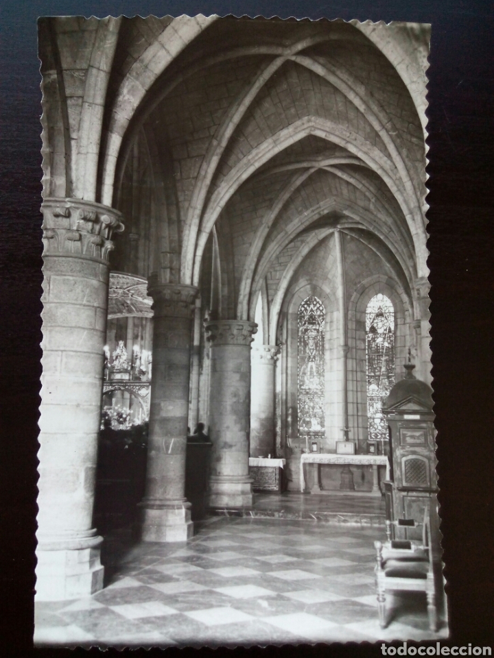 Postales: Postal de Roncesvalles. Nave lateral. - Foto 1