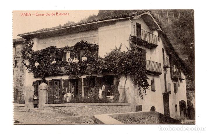 Postales: ISABA (NAVARRA).- COMERCIO DE ESTORN&Eacute;S - Foto 1