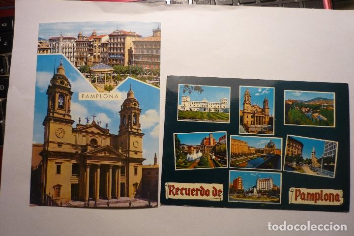 Postales: lote postales de pamplona.-circuladas  cm - Foto 1