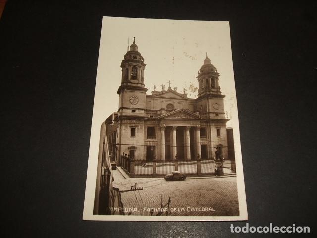Postales: PAMPLONA FACHADA DE LA CATEDRAL - Foto 1
