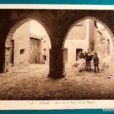 Postales: POSTAL DE AIBAR ARCOS DE LA PLAZA DE LA VIRGEN, L. ROISIN. Lote 139226378