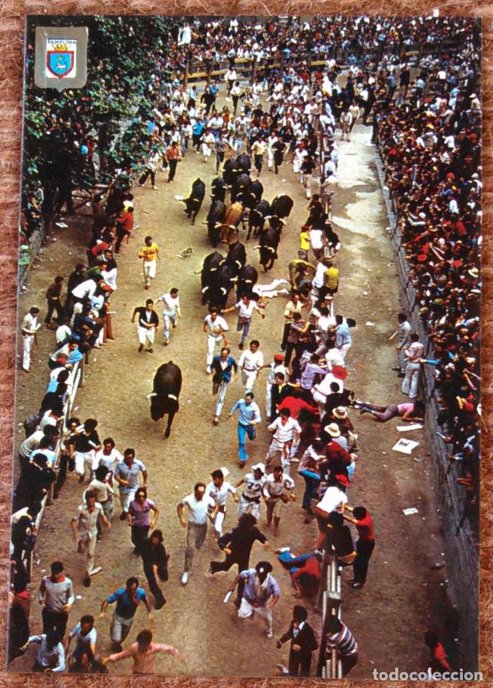 Postales: PAMPLONA - SAN FERMIN - ENCIERRO - Foto 1