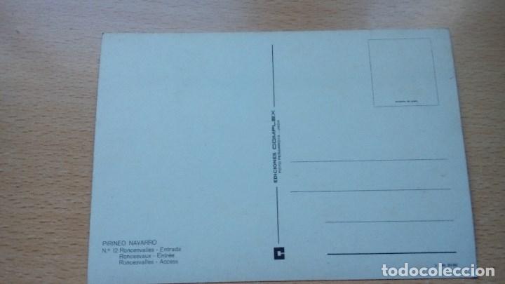 Postales: POSTAL ANTIGUA DE RONCESVALLES ENTRADA EDICIONES COMPLEX - Foto 2