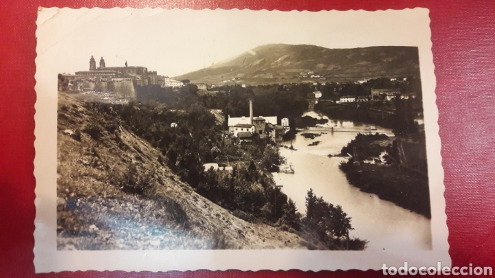 Postales: Pamplona rio Arga 1959 circulada - Foto 1