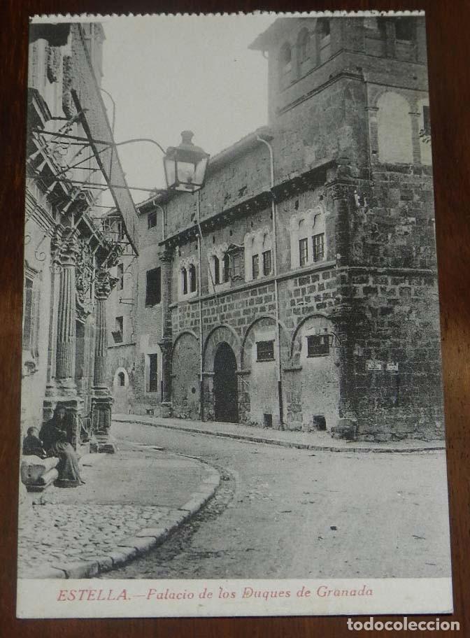 Postales: ESTELLA (NAVARRA) PALACIO DE LOS DUQUES DE GRANADA, L. PEREZ EDITOR, SIN CIRCULAR - Foto 1