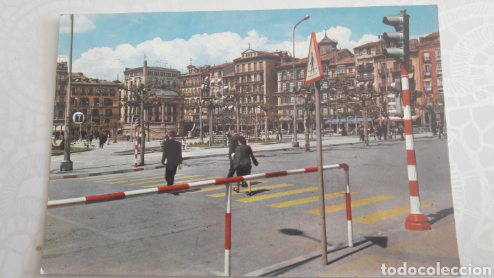 Postales: 1968 Pamplona Plza Castillo - Foto 1