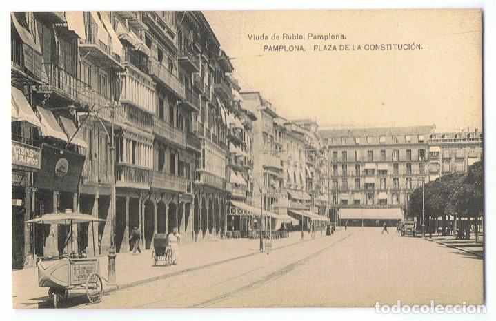Postales: POSTAL PAMPLONA PLAZA DE LA CONSTITUCI&Oacute;N - Foto 1