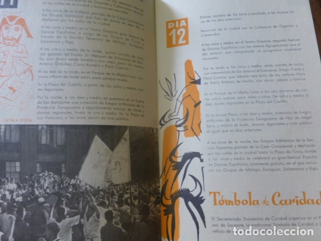 Postales: PAMPLONA SAN FERMIN 1961 PROGRAMA DE FIESTAS - Foto 3