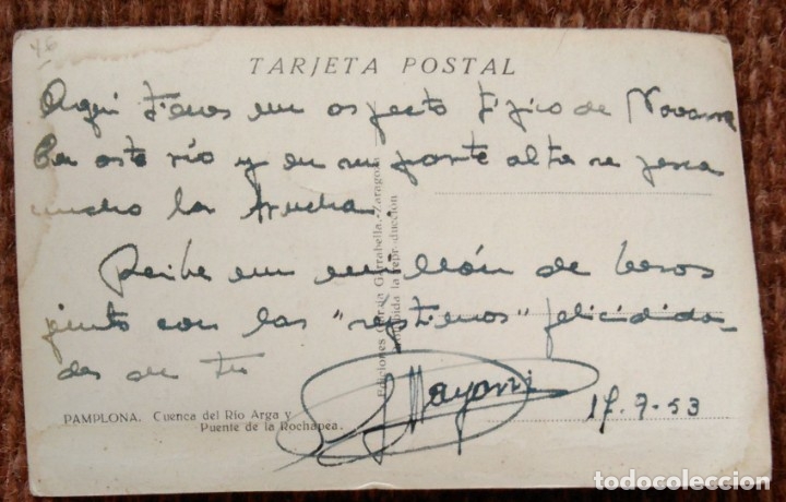 Postales: PAMPLONA RIO ARGA - Foto 2
