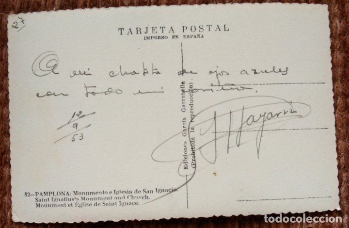 Postales: PAMPLONA - IGLESIA DE SAN IGNACIO - Foto 2