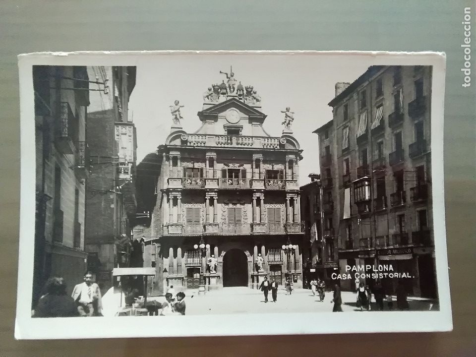 Postales: POSTAL PAMPLONA CASA CONSISTORIAL - Foto 1