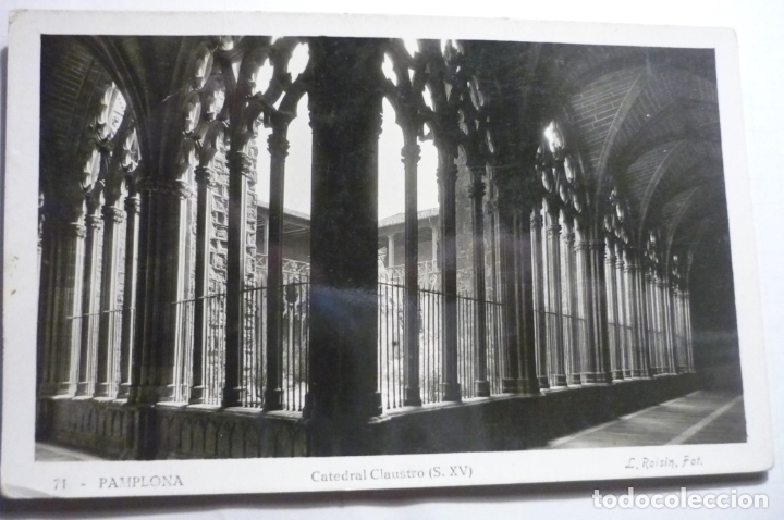 Postales: postal pamplona claustro catedral cm - Foto 1