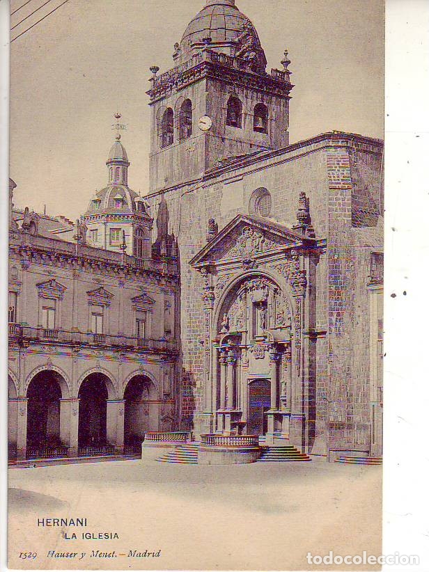 Postales: NAVARRA HERNANI - IGLESIA - Foto 1