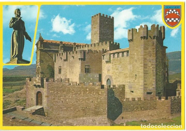 Postales: LOTE DE 2 POSTALES- JAVIER. CASTILLO. NAVARRA- SIN CIRCULAR - Foto 2
