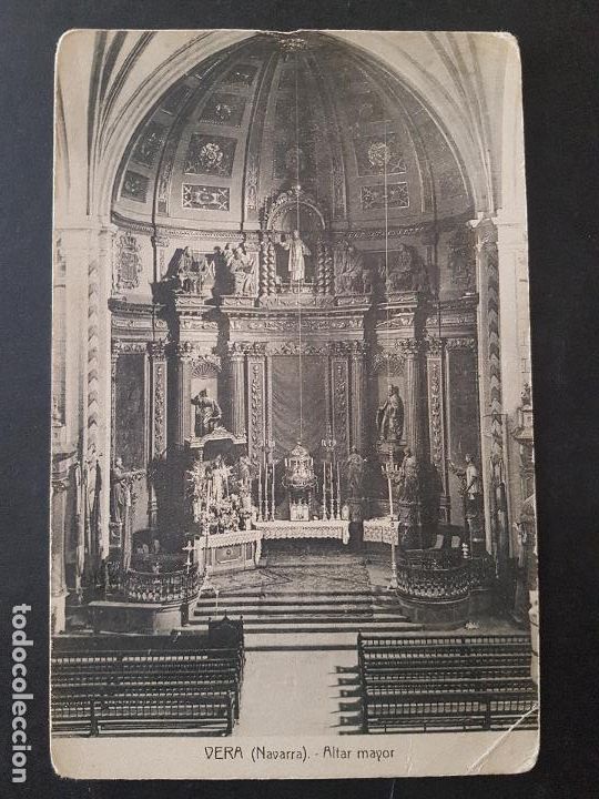 Postales: VERA DE BIDASOA NAVARRA ALTAR MAYOR - Foto 1