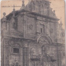 Postales: ARIZCUN (NAVARRA) - CONVENTO - FOTOTIPIA DE HAUSER Y MENET - MADRID. Lote 191820948