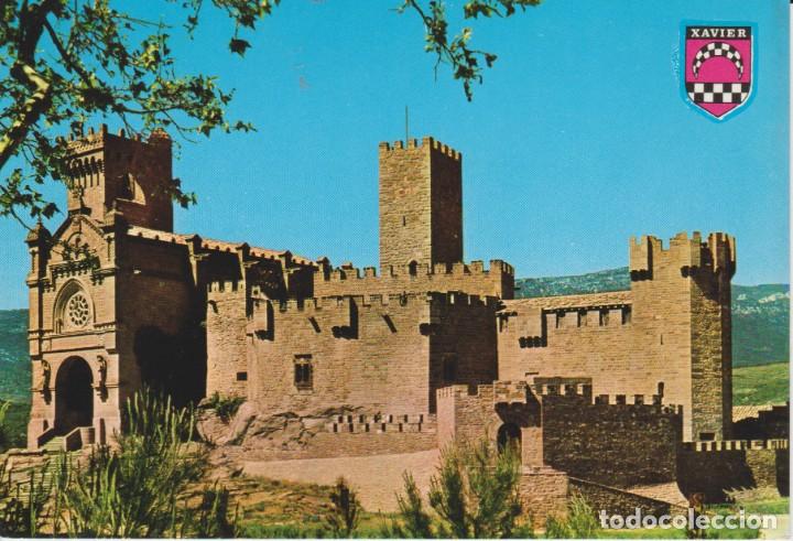 Postales: (106) NAVARRA. CASTILLO DE JAVIER  Y BASILICA  ... SIN CIRCULAR - Foto 1
